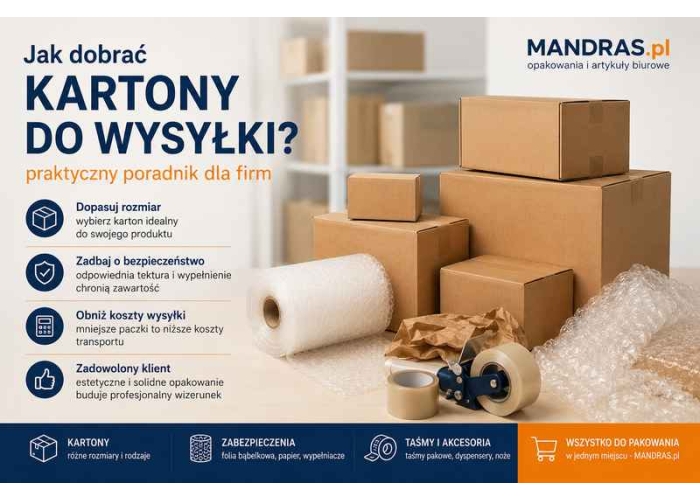 Jak dobrać kartony do wysyłki? Praktyczny poradnik dla firm